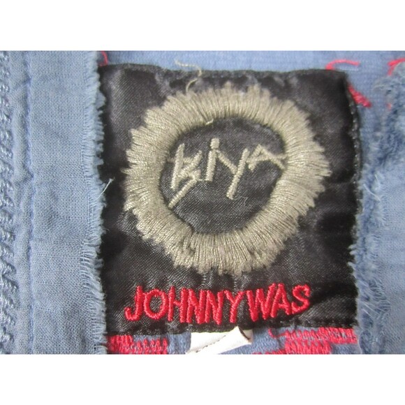 Johnny Was Cardigan Womens Small Blue Riya Open Front Embroidered Casual - Picture 3 of 10